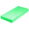 MATELAS GAUFRIER A PLOTS FIXES DECOUPES